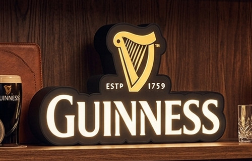 Guinness led leuchtreklame - guinness,