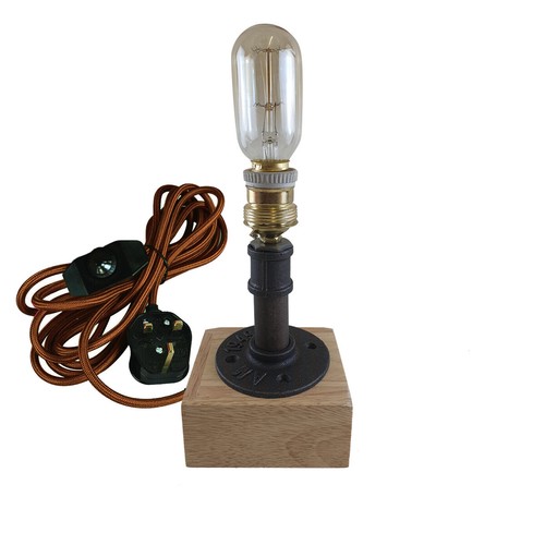 Industrie tischlampe holz - industrie,
