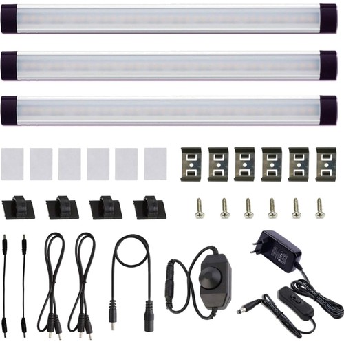 Led schrankleuchte 3er set - 3er,