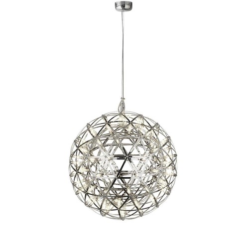 Galaxy led pendelleuchte chrom - led,