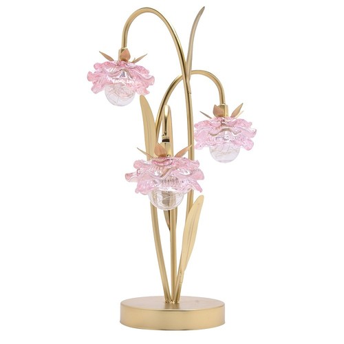 Gold und rosa - und, glas