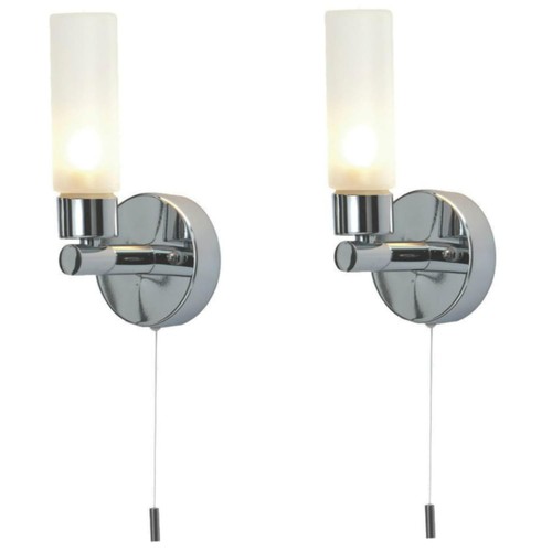 Paar moderne chrom ip44 - paar,