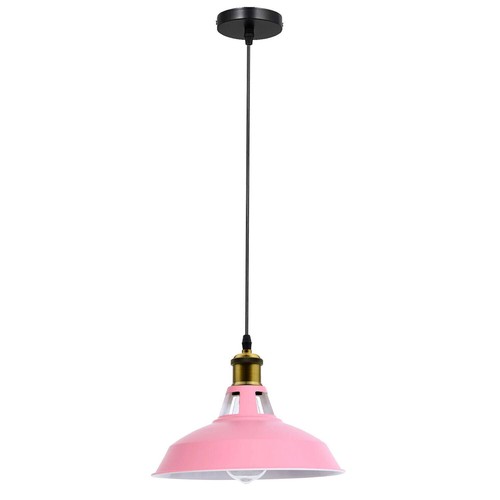 Rosa metall pendelleuchte - rosa,