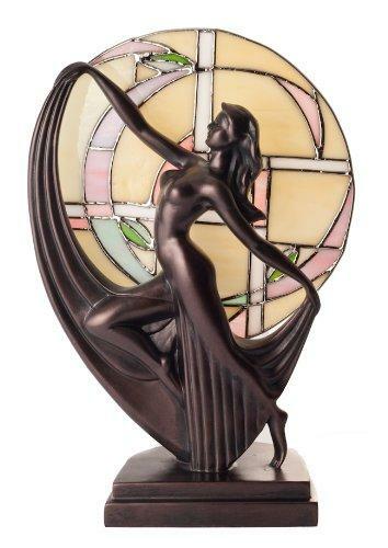 Art deco tänzerin bronze dame - bronze,