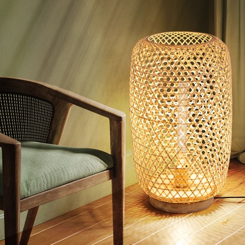Design steh lampe natur - design,